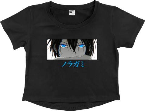 Women's Cropped Premium T-Shirt - Yato Noragami - Mfest