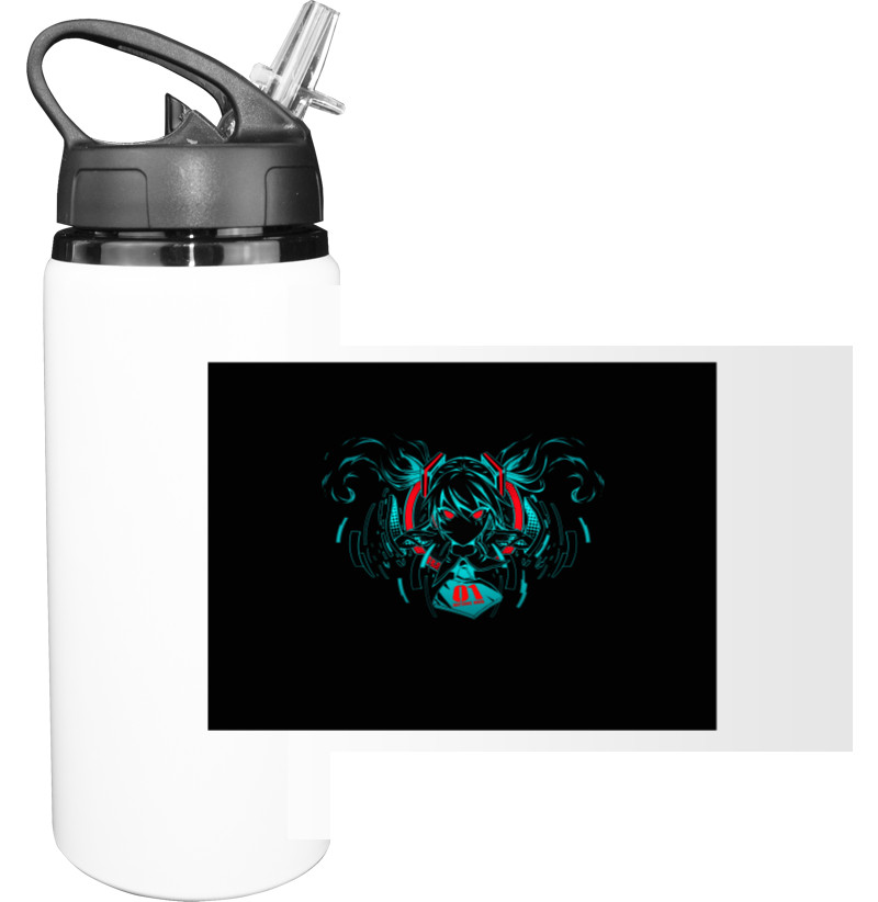 Sport Water Bottle - ANIME TECH-GIRL - Mfest