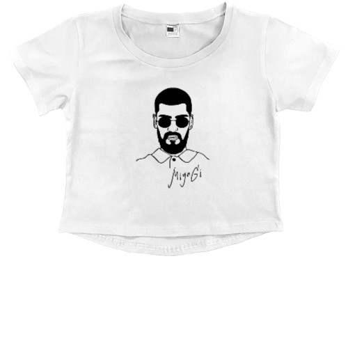 Kids' Premium Cropped T-Shirt - MIYAGI - Mfest