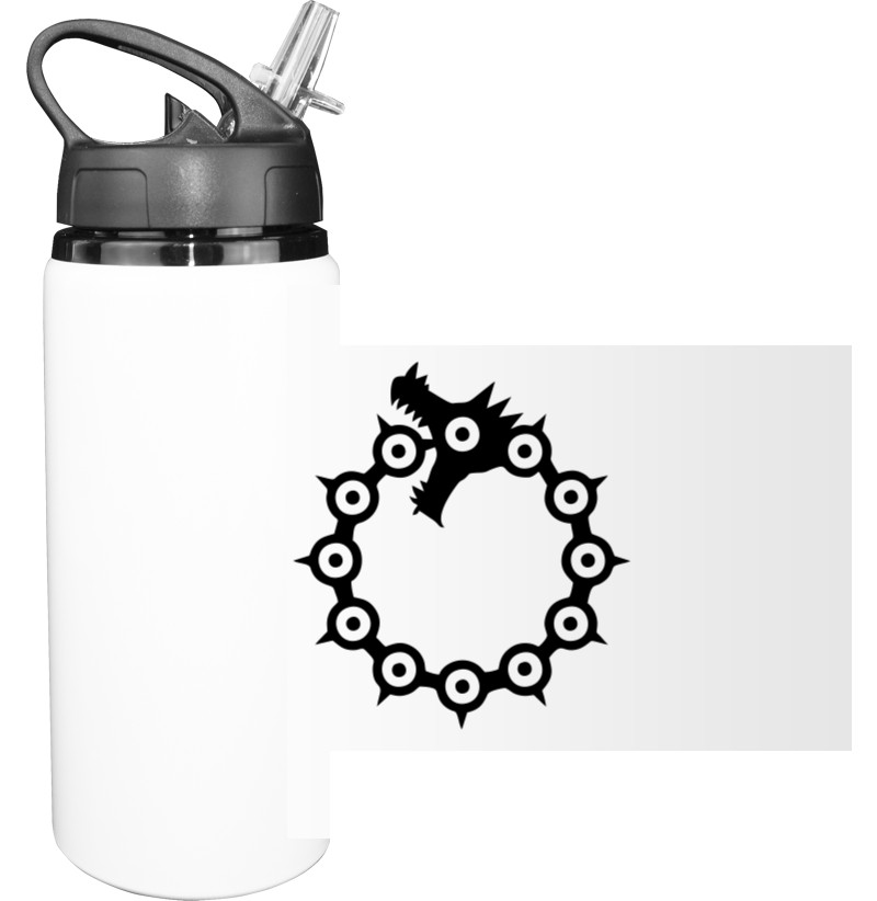 Sport Water Bottle - Dragon's Sin of Wrath - Mfest