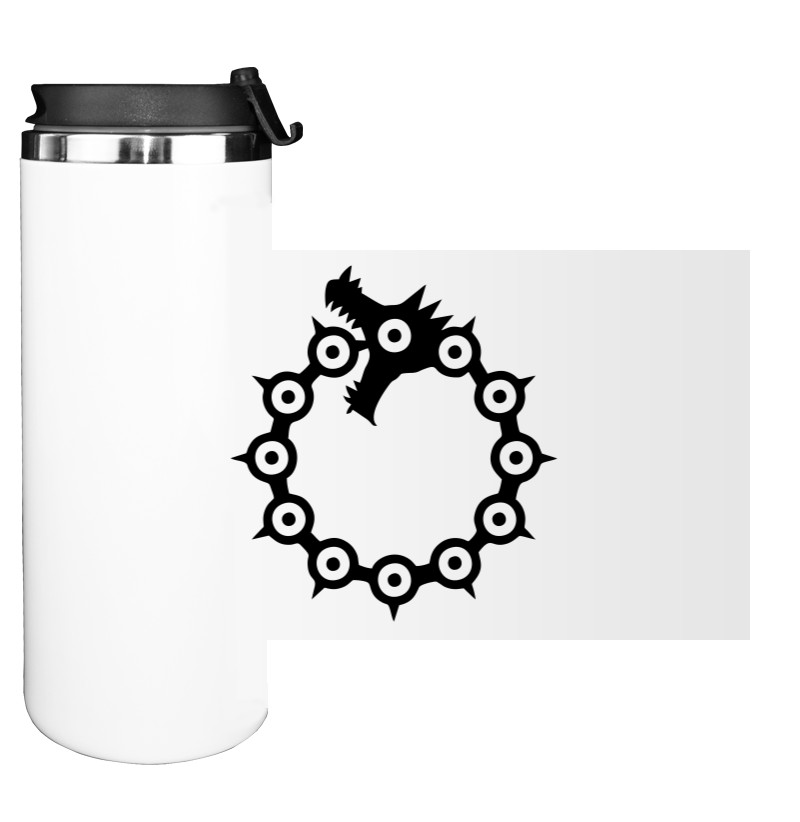 Water Bottle on Tumbler - Dragon's Sin of Wrath - Mfest