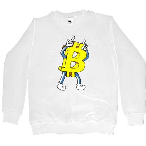 Men’s Premium Sweatshirt - Bitcoin 2 - Mfest