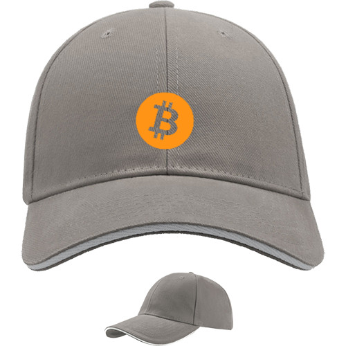 Sandwich Baseball Cap - Bitcoin Logo - Mfest