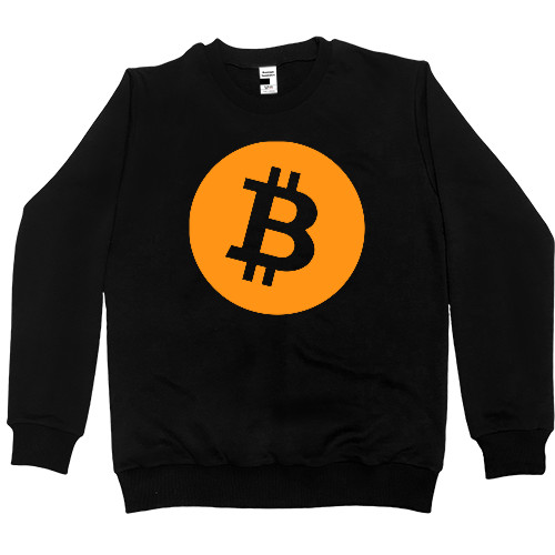 Women's Premium Sweatshirt - Bitcoin Logo - Mfest