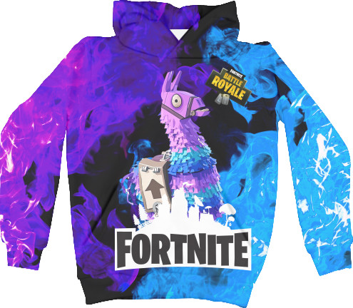 Unisex Hoodie 3D - Fortnite Lama - Mfest