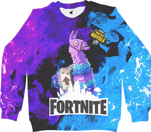 Kids' Sweatshirt 3D - Fortnite Lama - Mfest