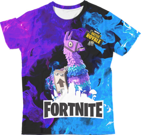 Man's T-shirt 3D - Fortnite Lama - Mfest