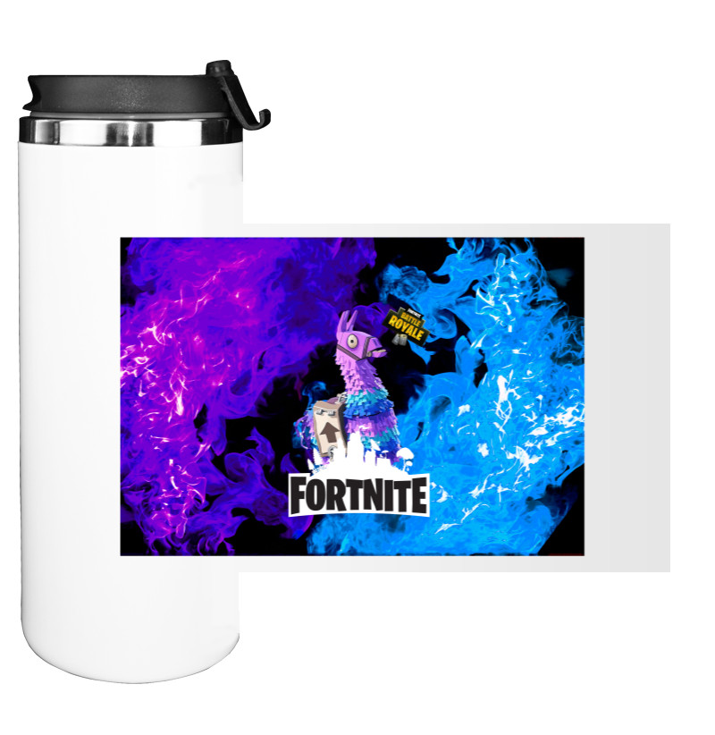 Water Bottle on Tumbler - Fortnite Lama - Mfest