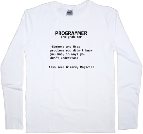 Kids' Longsleeve Shirt - PROGRAMMER - Mfest