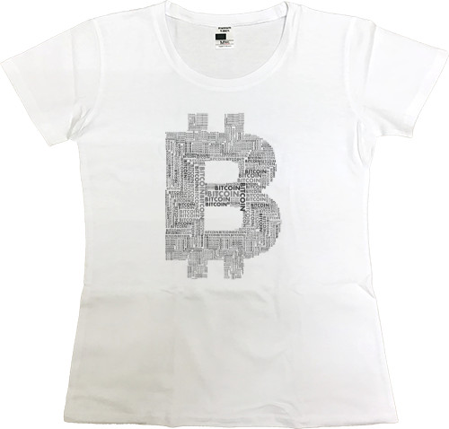 Women's Premium T-Shirt - bitcoin - Mfest