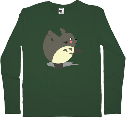 Men's Longsleeve Shirt - Yoga totoro - Mfest