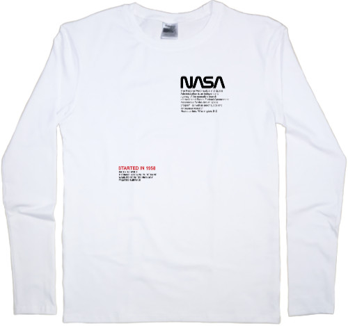 Men's Longsleeve Shirt - NASA 4 - Mfest