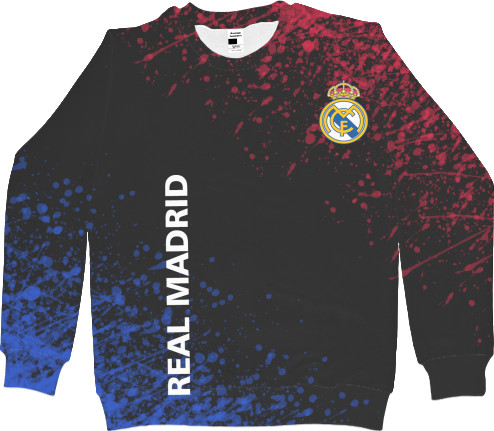 Women's Sweatshirt 3D - Real Madrid - Mfest