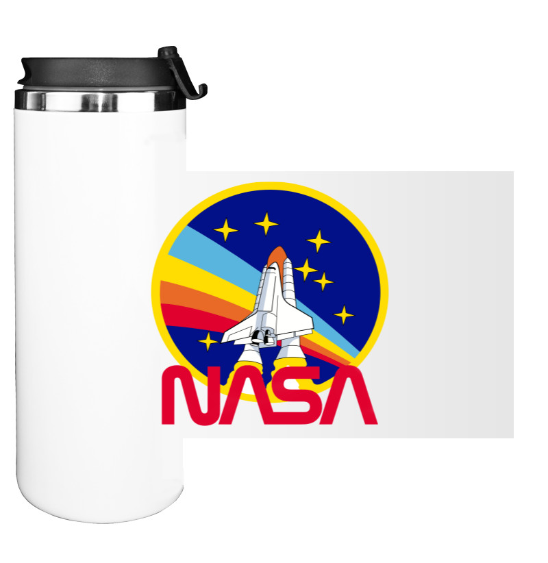 Water Bottle on Tumbler - NASA logo - Mfest