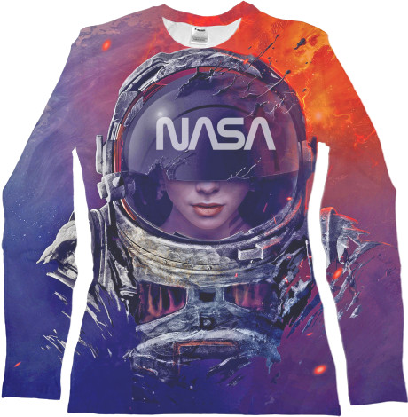 Women's Longsleeve Shirt 3D - NASA - Mfest