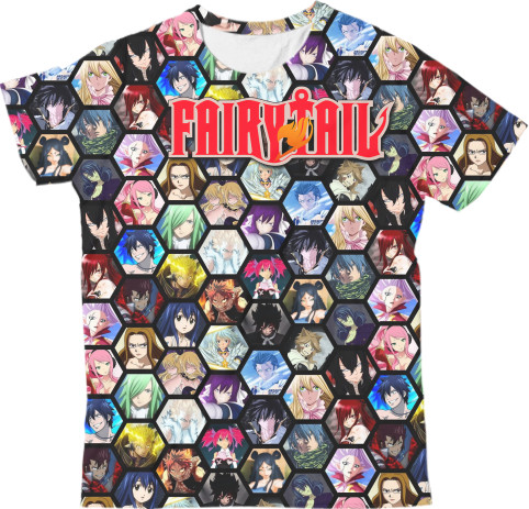 Kids' T-Shirt 3D - fairy tail - Mfest