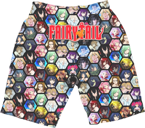 Men's Shorts 3D - fairy tail - Mfest