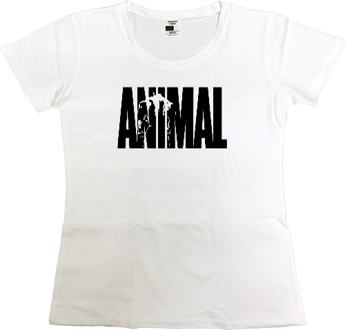 Women's Premium T-Shirt - Animal Powerlifting - Mfest