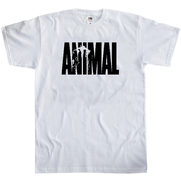 Kids' T-Shirt Fruit of the loom - Animal Powerlifting - Mfest