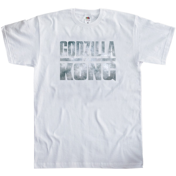 Футболка Классика Детская Fruit of the loom - godzilla vs kong logo 2 - Mfest