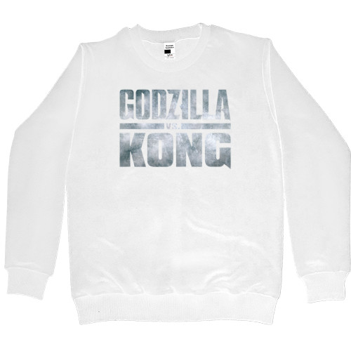 Women's Premium Sweatshirt - godzilla vs kong logo 2 - Mfest