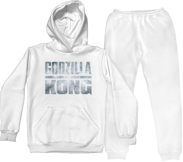 Sports suit for women - godzilla vs kong logo 2 - Mfest