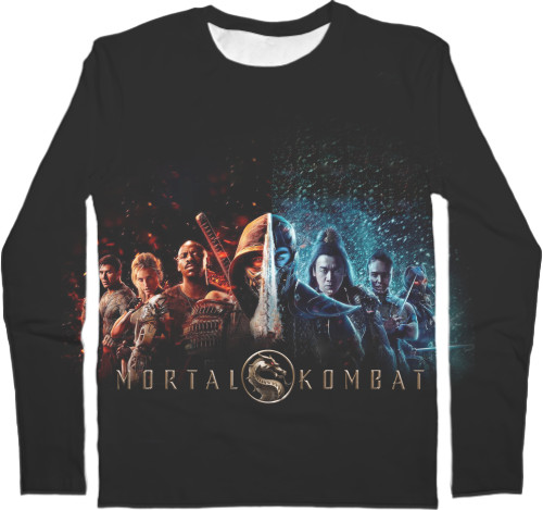 Men's Longsleeve Shirt 3D - Mortal Kombat 2 - Mfest