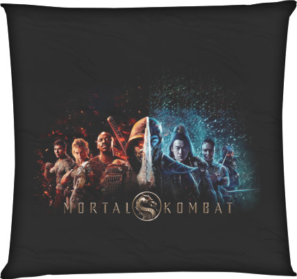 Square Throw Pillow - Mortal Kombat 2 - Mfest