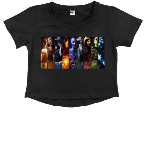 Kids' Premium Cropped T-Shirt - Mortal Kombat Movie 2021 - Mfest