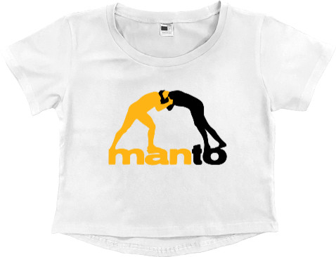 Women's Cropped Premium T-Shirt - manto - Mfest