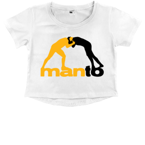 Kids' Premium Cropped T-Shirt - manto - Mfest