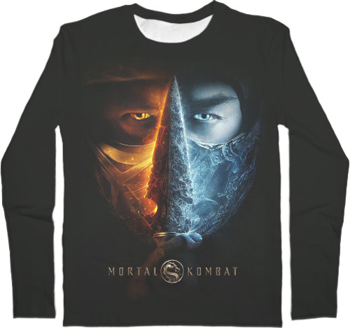 Men's Longsleeve Shirt 3D - mortal kombat - Mfest