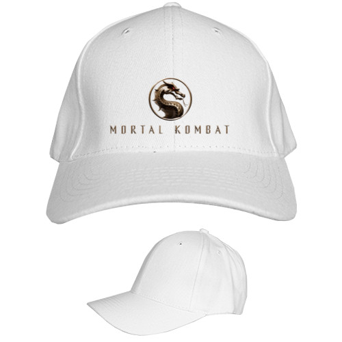 Kids' Baseball Cap 6-panel - мортал комбат лого - Mfest