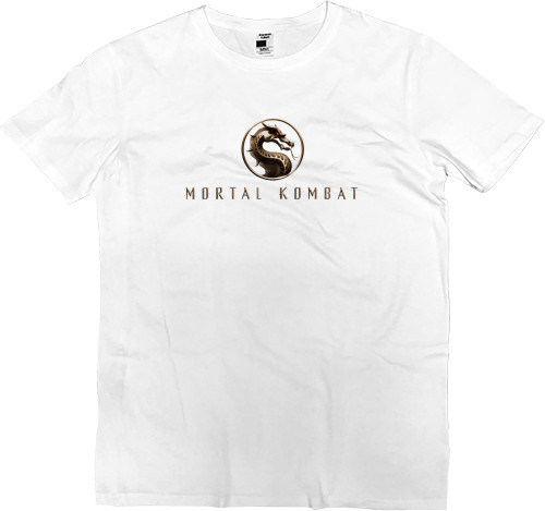 Men’s Premium T-Shirt - мортал комбат лого - Mfest