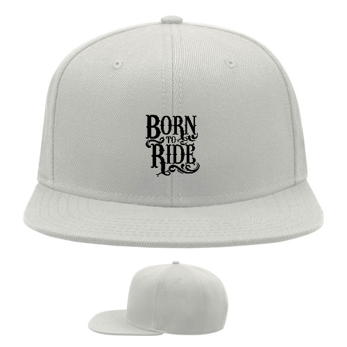 Snapback Baseball Cap - Born to ride - Mfest