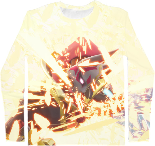 Kids' Longsleeve Shirt 3D - Drift fortnite 2 - Mfest