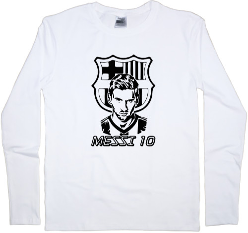 Men's Longsleeve Shirt - messi 10 - Mfest