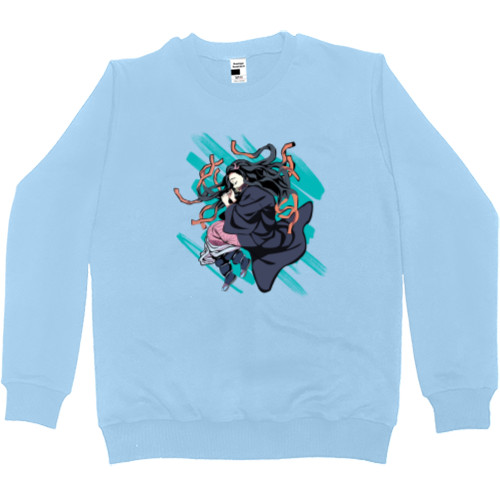 Men’s Premium Sweatshirt - Незуко Kimetsu - Mfest