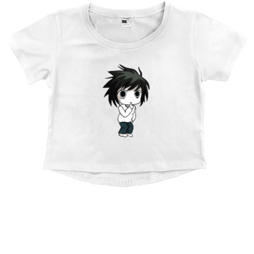 Kids' Premium Cropped T-Shirt - Little Light Yagami - Mfest