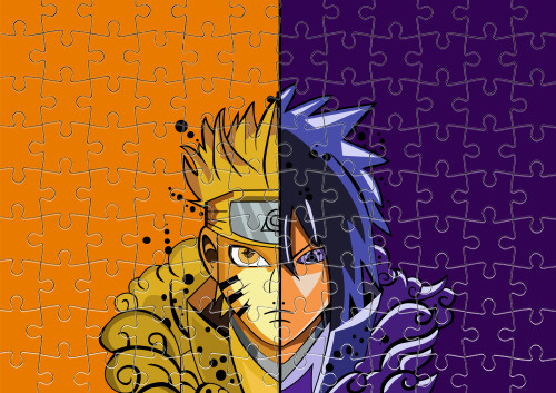 Пазл - Naruto and Sasuke 3 - Mfest