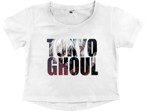 Women's Cropped Premium T-Shirt - tokyo ghoul - Mfest