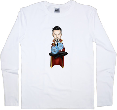 Kids' Longsleeve Shirt - Доктор Стренж карикатура - Mfest