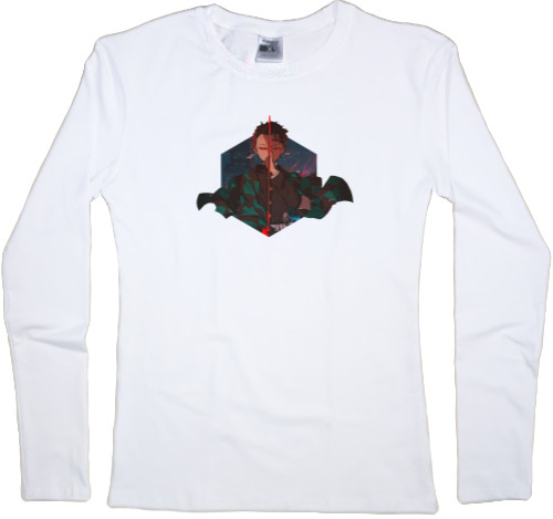 Women's Longsleeve Shirt - Танджиро Камадо - Mfest