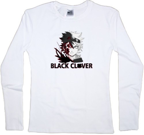 Women's Longsleeve Shirt - black clover 2 - Mfest