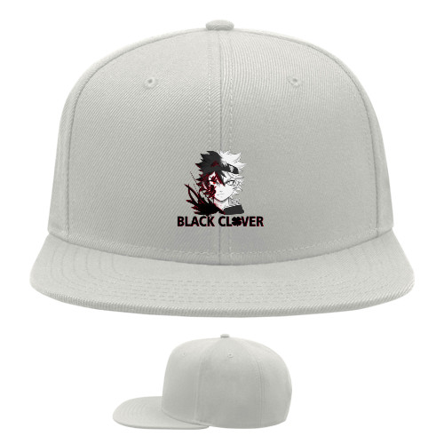 Snapback Baseball Cap - black clover 2 - Mfest