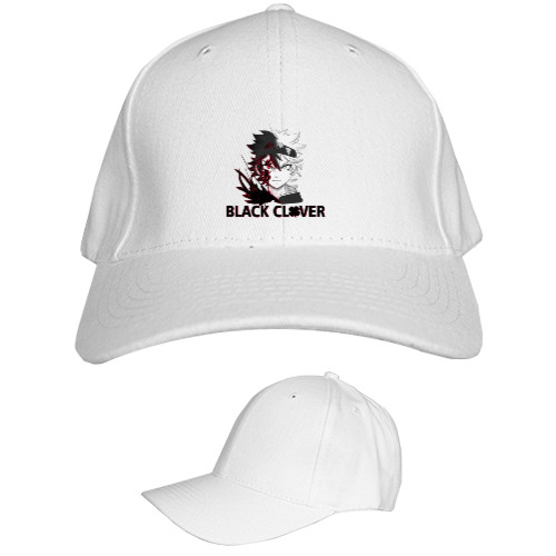 Kids' Baseball Cap 6-panel - black clover 2 - Mfest