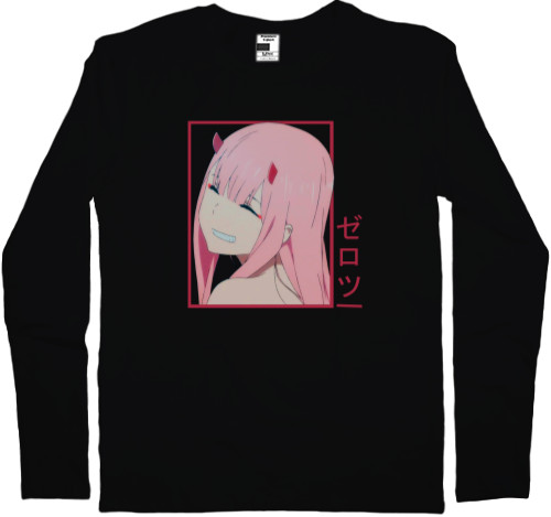 Men's Longsleeve Shirt - Zero Two Smile - Mfest