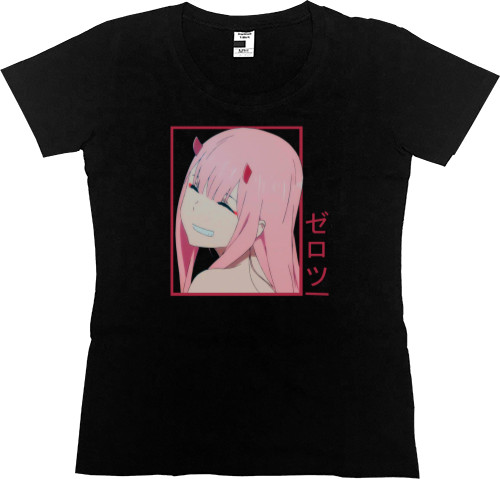 Women's Premium T-Shirt - Zero Two Smile - Mfest