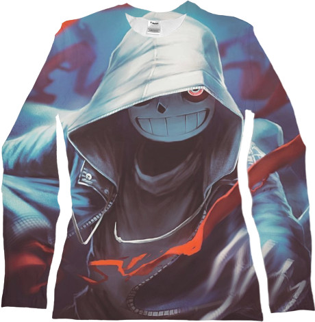 Women's Longsleeve Shirt 3D - UNDERTALE - Mfest