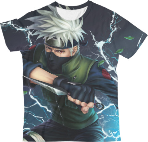 Футболка 3D Дитяча - kakashi hatake art - Mfest